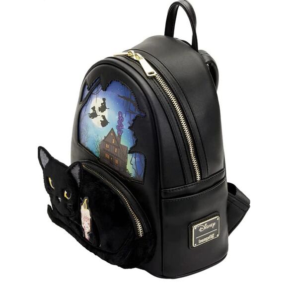 Loungefly Hocus Pocus Binx Pocket Mini Backpack Black Cat NWT Fast Ship main image 9